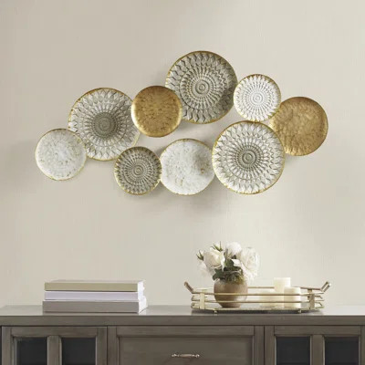 Legion Multi-colored Geometric Metal Discs Wall Décor | Wayfair North America