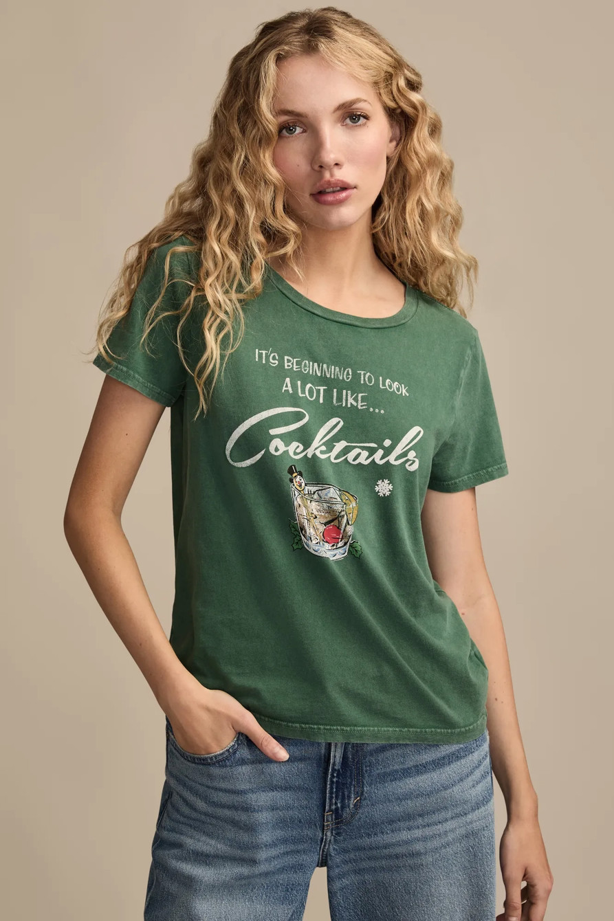 BEGINNING TO LOOK LIKE COCKTAILS CLASSIC CREW | Lucky Brand