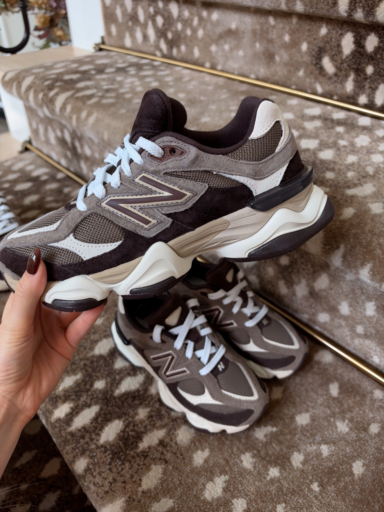 New sneakers for the new season, matching w my kids! 🍂