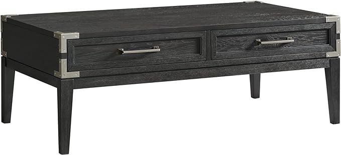 Laguna Occasional 52" Wide Coffee Table with 4 Legs, Weathered Steel Furniture | Amazon (US)