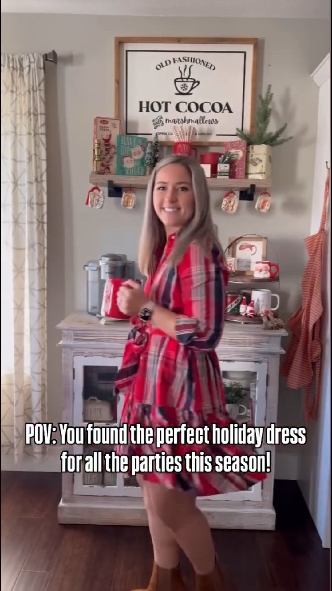 POV: You finally found the holiday dress… and she UNDERSTOOD the assignment 🎄✨ Cute, comfy, festive, literally perfection. I’m 5’1” in a small and it fits true to size!



#LTKGiftGuide #LTKCyberWeek #LTKHoliday