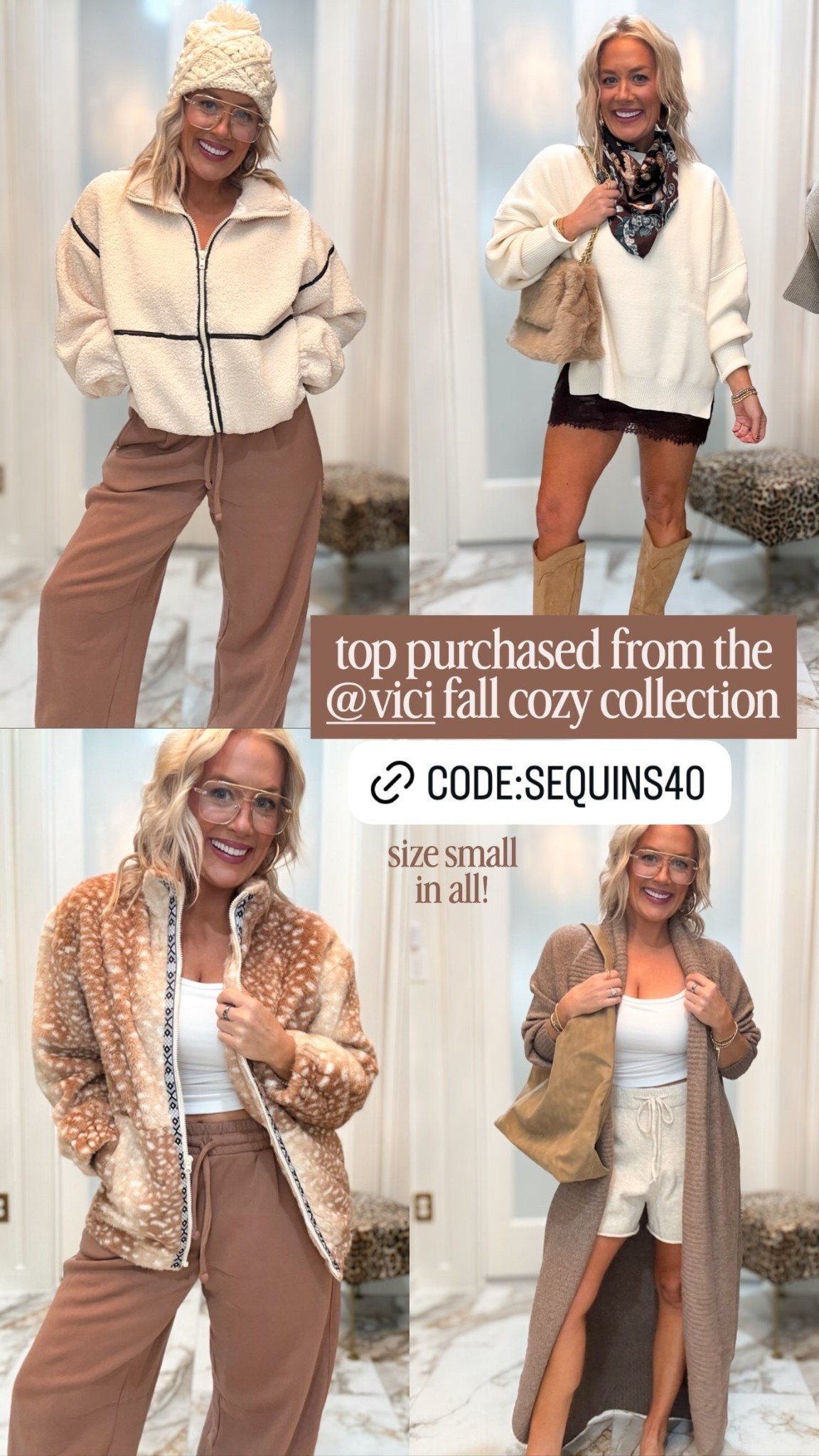 top purchased from the @vici fall cozy collection size small
in all!