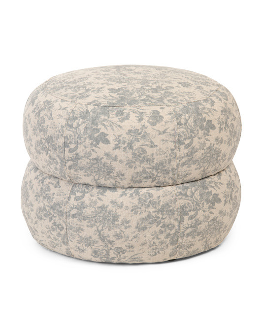 25in Toile Print Ellis Ottoman | Poufs & Ottomans  | Marshalls | Marshalls