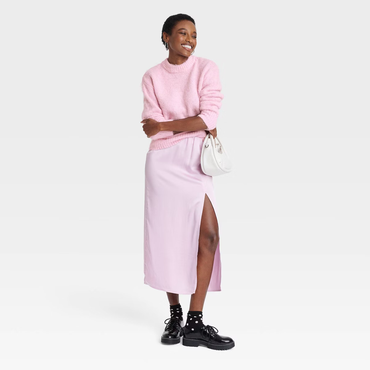 Women's Crewneck Brushed Pullover Sweater - A New Day™ | Target