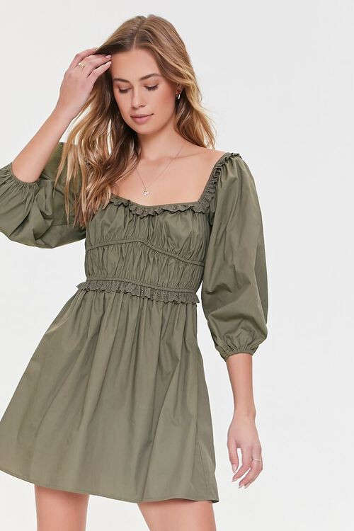 Smocked Mini Dress | Forever 21 (US)