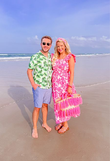 Pink maxi dress
Beach dress
Vacation dress
Pink sandals
Pink jewelry
Barbie dress
Ken shirt
Men’s vacation shirt
Men’s Hawaiian shirt 
Baby shower dress
Wedding guest dress


#LTKunder50 #LTKsalealert #LTKtravel