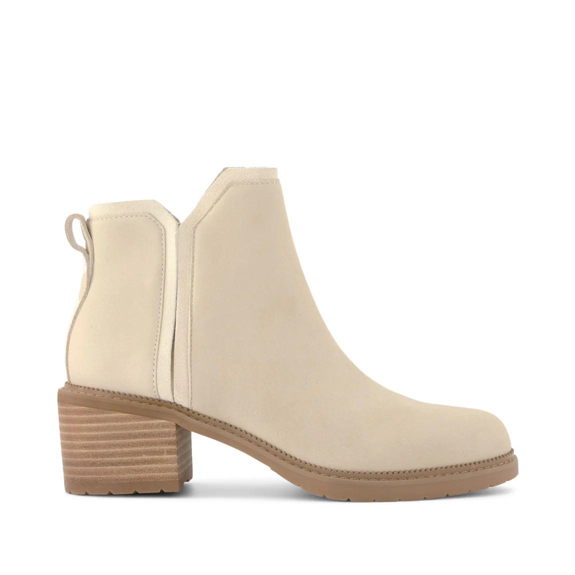 Hailey Beige Water Resistant Leather Boot | Toms EMEA
