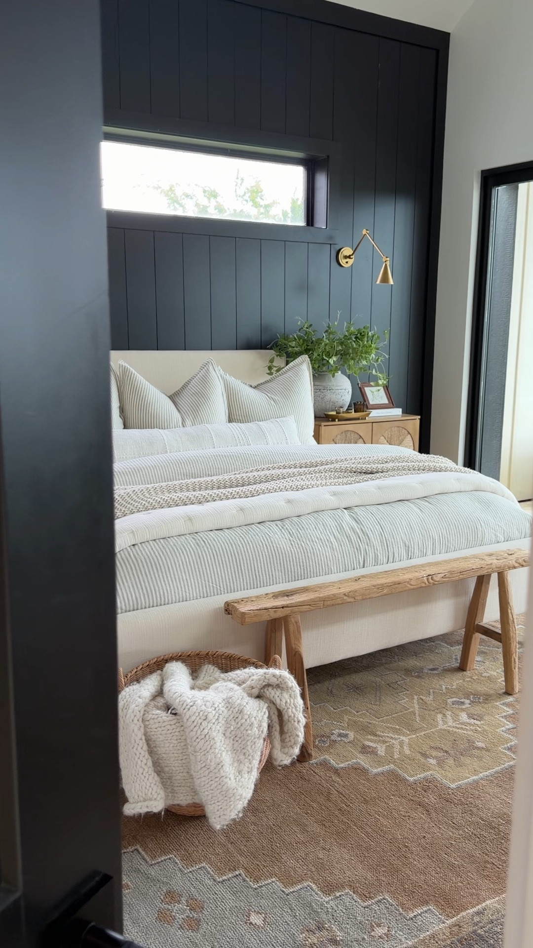 Nothing makes a bedroom feel more fresh for summer than light layers and breathable linen bedding 🤍 This new striped European Linen duvet set from @Quince  is the perfect mix of relaxed and elevated. I used the matching euro shams and layered the Airy Gauze Dream Quilt Set in Undyed at the end of the bed for that soft, airy, designer bedding look.

Our upholstered + wood bed and the Chloe wool rug in the 9x12 size are also from Quince, and I love how all the warm neutral textures work together to create a calm, cozy, modern organic bedroom. It feels like a luxury hotel suite but still livable for everyday life.

summer bedroom decor, neutral bedding ideas, linen bedding set, striped duvet cover, modern organic bedroom, cozy neutral home, luxury hotel bedding, breathable bedding, layered bedding look, upholstered bed frame, wool area rug, soft minimal bedroom, warm neutral decor, designer inspired bedroom, Quince home finds

#quincepartner

#LTKHome #LTKmorningroutine #LTKdayinmylife