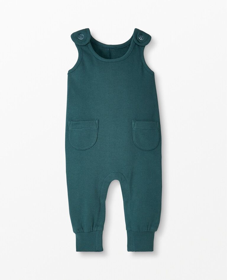 Baby Pocket Overalls In Organic French Terry | Hanna Andersson