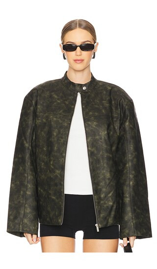 Vintage Patina Jacket in Black & Caper | Revolve Clothing (Global)