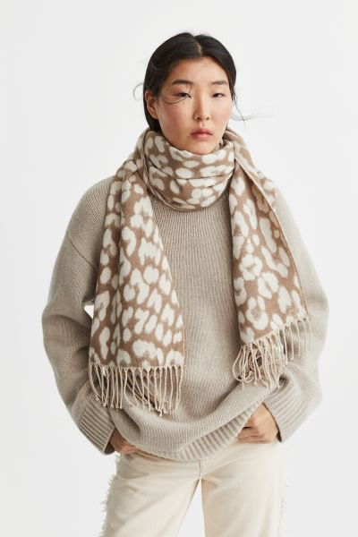Jacquard-weave Scarf | H&M (US + CA)