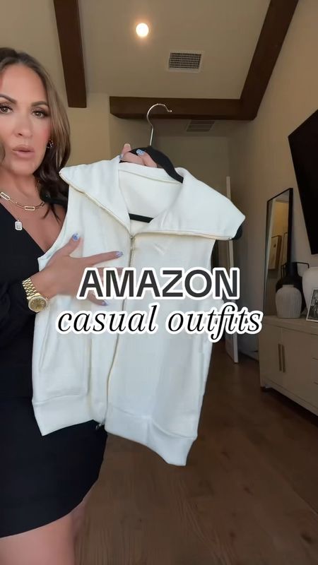 LOVE this sweater vest soooo much just bought it in black too 🖤

I will link both leggings also… outfit is aamzon and will be saved under August Finds 

Jewelry links in LTK 

#amazoncasualstyle #momoutfits #amazonfashion #casualoutfits #amazoncasualoutfit #casualstyle #amazoncasualoutfits #casualoutfitideas 

#LTKBacktoSchool #LTKSeasonal #LTKstyletip