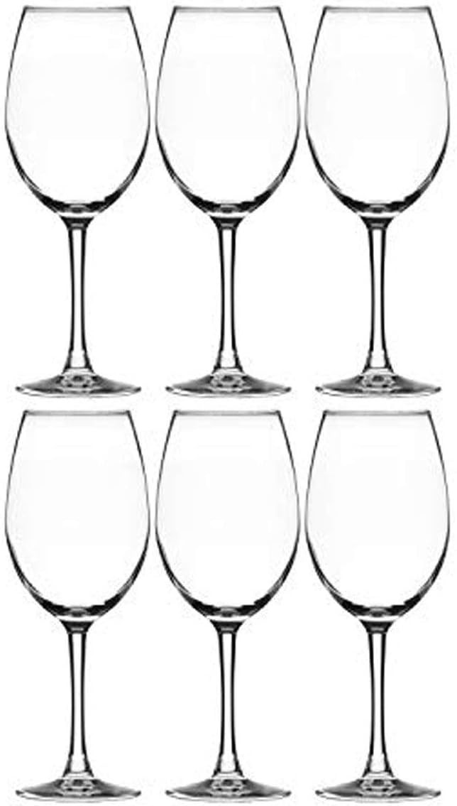 Modvera Stemmed Wine Glass 16 Ounce | Lead Free Crystal Clear Classic Design | Perfect for Red Wi... | Amazon (US)