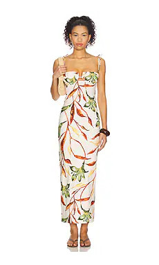 Montce Swim Petal Long Slip Dress in Rooted Floral from Revolve.com | Revolve Clothing (Global)