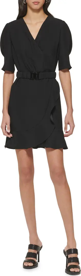 Belted Faux Wrap Dress | Nordstrom