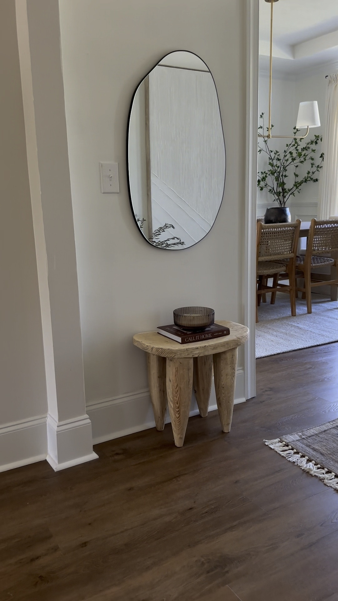 Entryway 
Entryway styling
Entryway bench
Vintage bench
Senufo stool
Organic modern entryway
Mirror
Irregular mirro
Runner
Rug 
Large wall art 

#LTKHoliday #LTKSeasonal #LTKhome