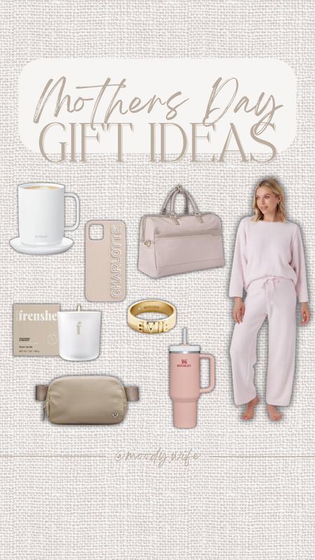 Mother’s Day Gift Ideas for the trendy mom. Lululemon bag // amazon two piece set // baublebar iphone case // stanley cup // target candle // baublebar personalized jewelry #mom #mothersday 

#LTKGiftGuide