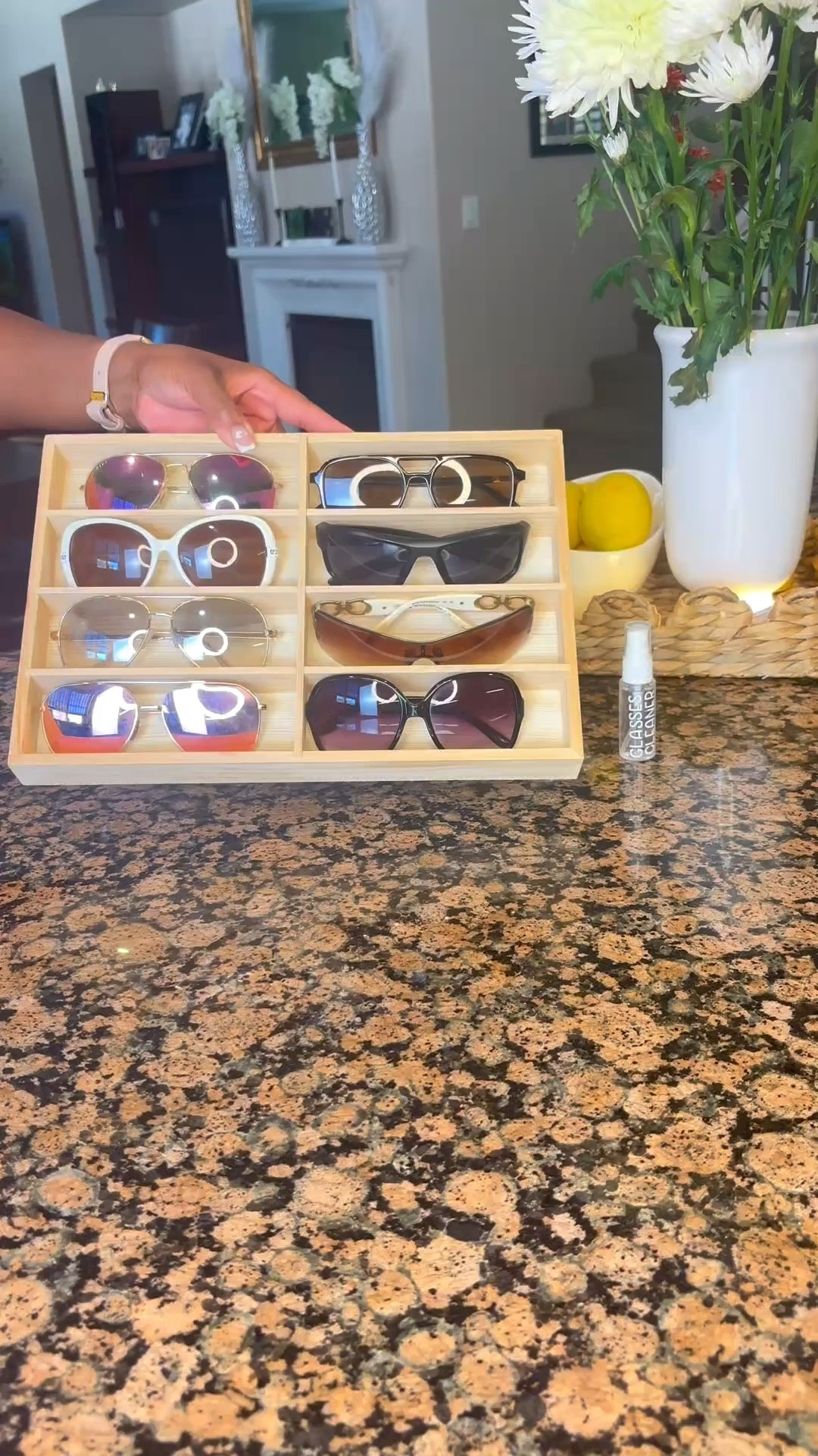 Sunglass holder

Keeping all my sunglasses in one cute, organized spot just makes life easier. This little setup keeps every pair protected, easy to grab, and looking so good on the counter. Simple, stylish, and a total must‑have for anyone who loves a tidy space.

#LTKWedding #LTKSeasonal #LTKSwim
