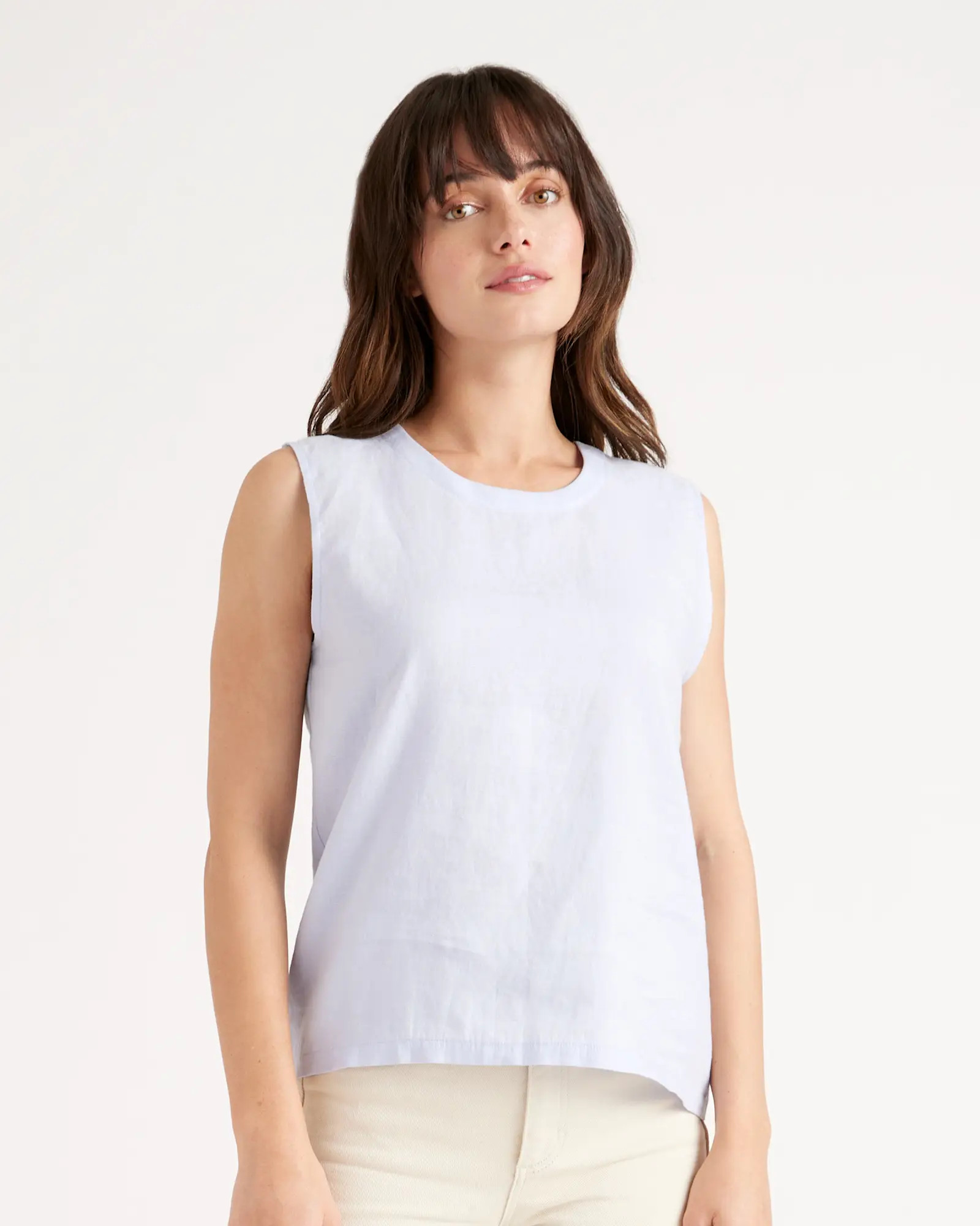 100% European Linen Tank | Quince