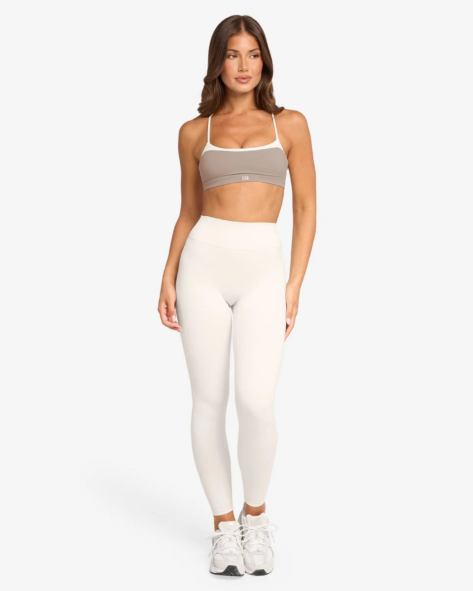 Form V Waist Leggings | Vanilla | Crop Shop Boutique US