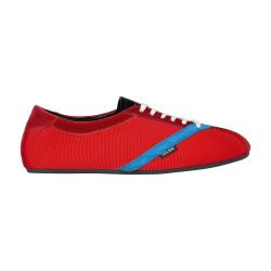 The flat sneaker in gros grain, velvet, suede goatskin and lambskin - CELINE | 24S US