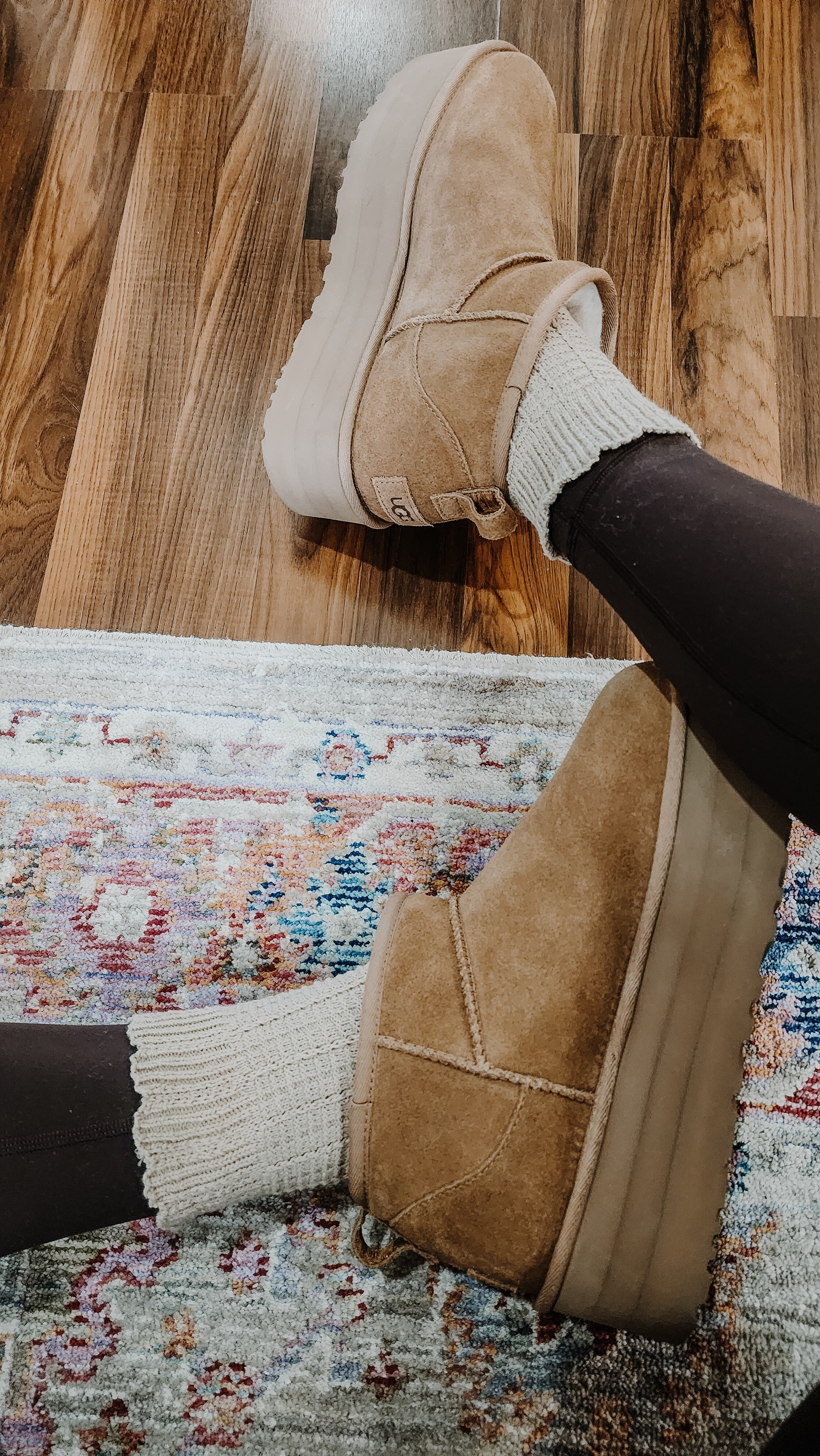 Favorite socks to pair with Uggs. Platform Uggs. Lululemon. Neutral outfit ideas. Drop off outfit. Mom outfit. Casual. New lululemon 

#LTKsalealert #LTKstyletip #LTKSpringSale