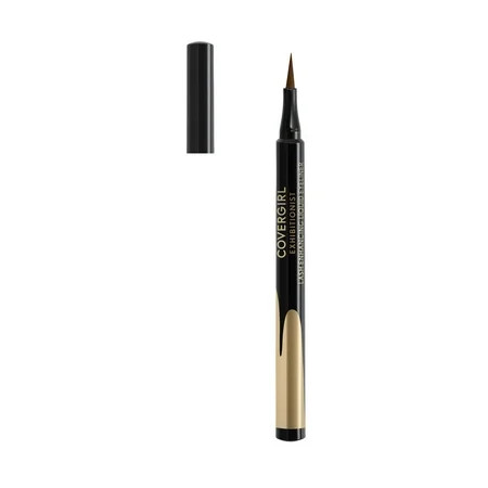 COVERGIRL Exhibitionist Lash Enhancing Liquid Eyeliner, 300 Rich Brown Waterproof, 0.3 fo | Walmart (US)