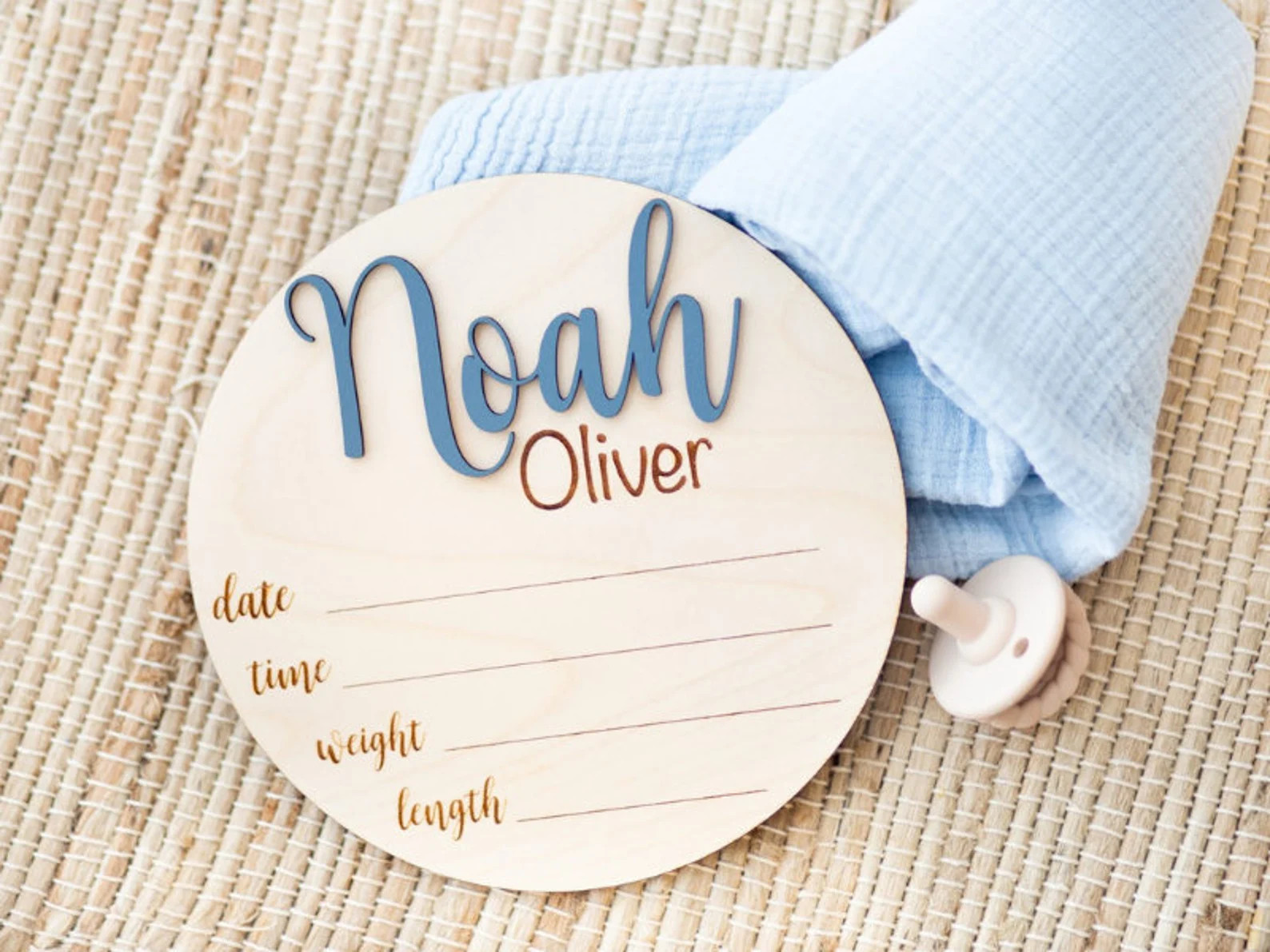 Baby Announcement Sign Custom Baby Arrival Announcement Wood - Etsy | Etsy (US)