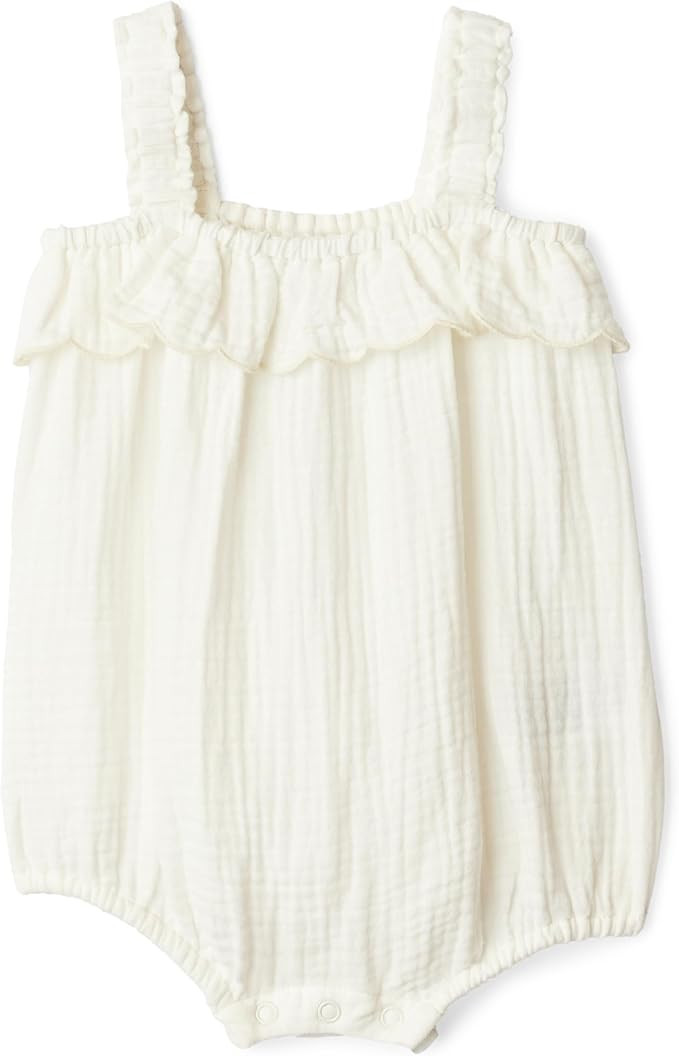 Amazon Essentials x Sofia Grainge Baby Girls' Cotton Gauze Sleeveless Romper | Amazon (US)