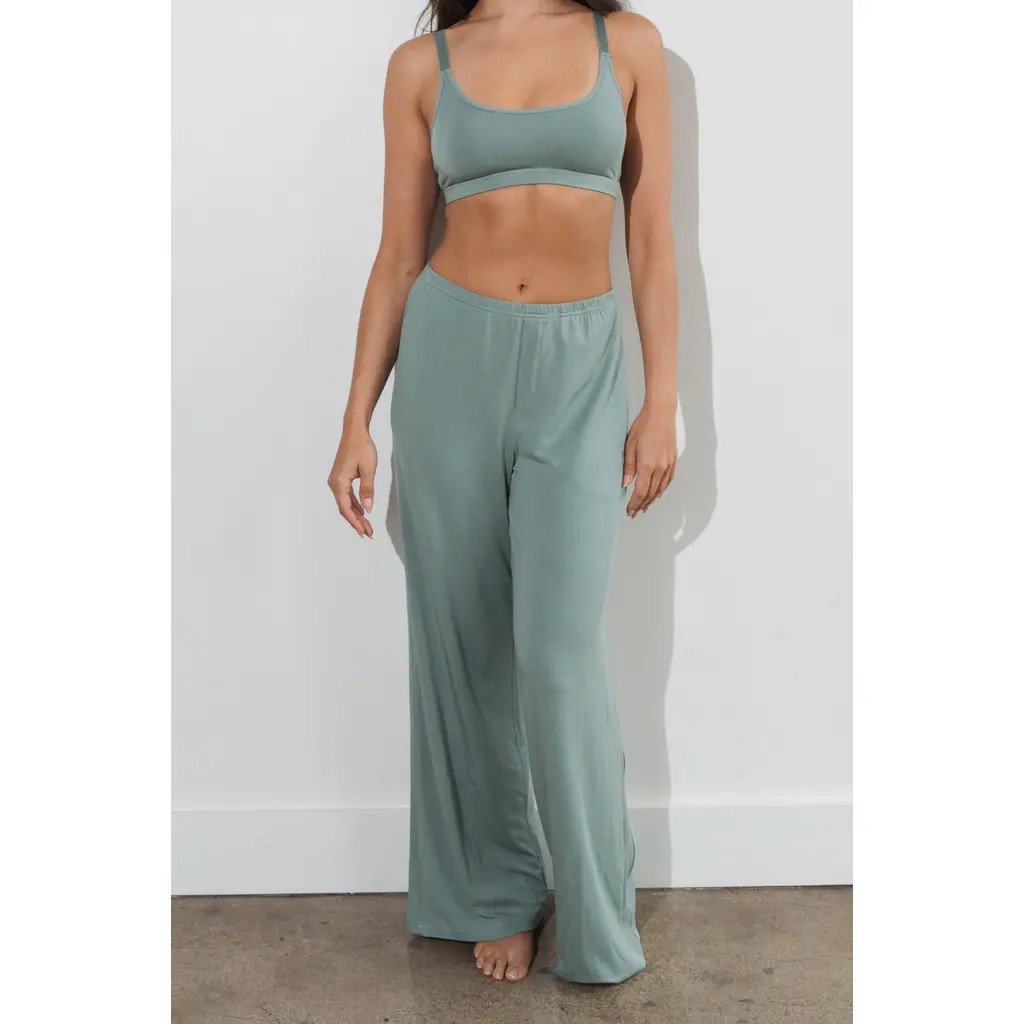 Vitality Vital Wide Leg Pant in Thyme at Nordstrom, Size Xx-Small | Nordstrom