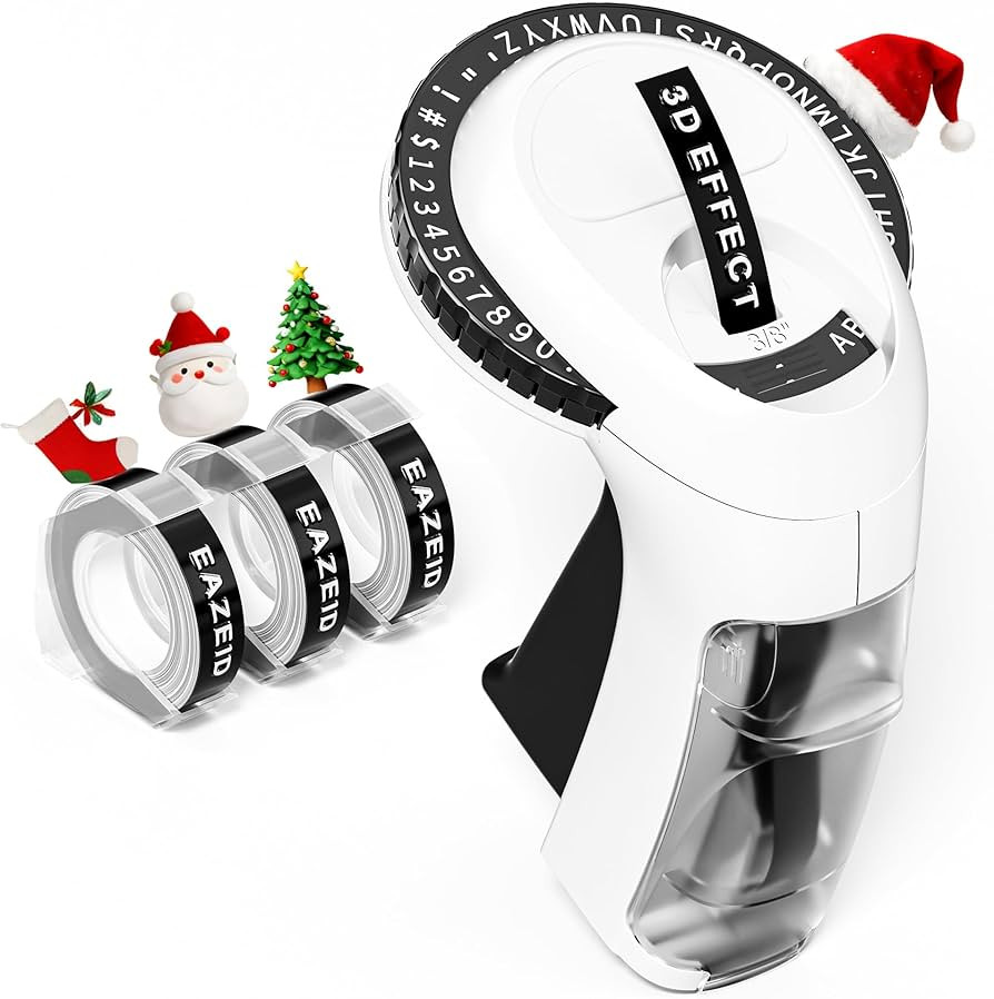 Embossing Label Maker Machine with Tapes, Vintage Embossed Label Maker, Retro Embosser Labeler wi... | Amazon (CA)