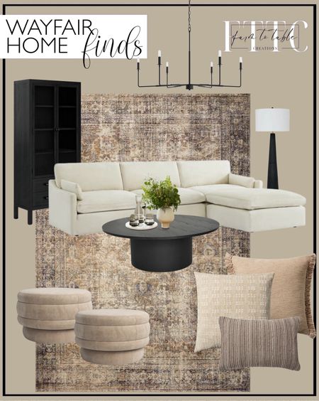 Wayfair Home Finds. Follow @farmtotablecreations on Instagram for more inspiration.

I rounded up some beautiful living room pieces. The sleek styled lamp and those ottomans are just a few of my favorites. @wayfair #wayfairpartner #wayfair

Nelina Dining Cabinet. Idana 130.7" Modular Upholstered Cloud Sectional. Amber Lewis x Loloi Morgan Sunset / Ink Area Rug feat. CloudPile. Giann Pedestal 40" Coffee Table. Hallburg Floor Lamp. Alysa 6 - Light Dimmable Classic / Traditional Chandelier. Magnolia Home by Joanna Gaines x Loloi Bryn Throw Pillow. Magnolia Home by Joanna Gaines x Loloi Jett Throw Pillow. Maura Lumbar Rectangular Pillow Cover & Insert by Jean Stoffer x Loloi. Noa 25.59" Wide Round Footstool Ottoman.

Living Room | Living Room Furniture | Cozy Living Room | Sectional Couch | Round Coffee Table | Modern Organic Home |


#LTKFindsUnder50 #LTKSaleAlert #LTKHome
