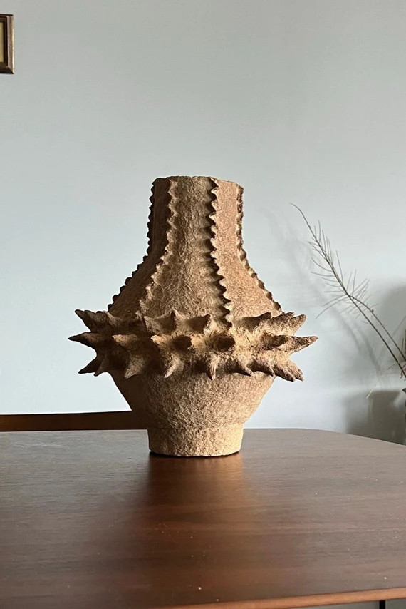 Terra Vessel and bowl , Paper Mache bowl, vessel,  jar , pot , jug | Etsy (US)