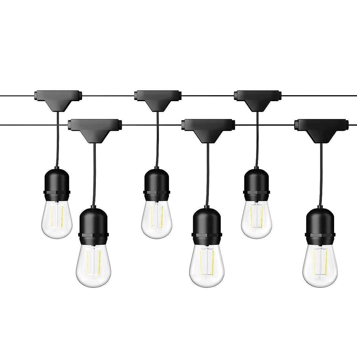 19.5ft Led Outdoor Waterproof Globe String Lights Bulbs | Kohl's