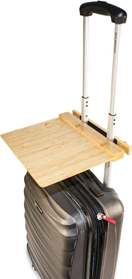 Practical Products Laptop Stand - Portable Bamboo Laptop Holder for Travel, Luggage, Airport - 15... | Amazon (US)