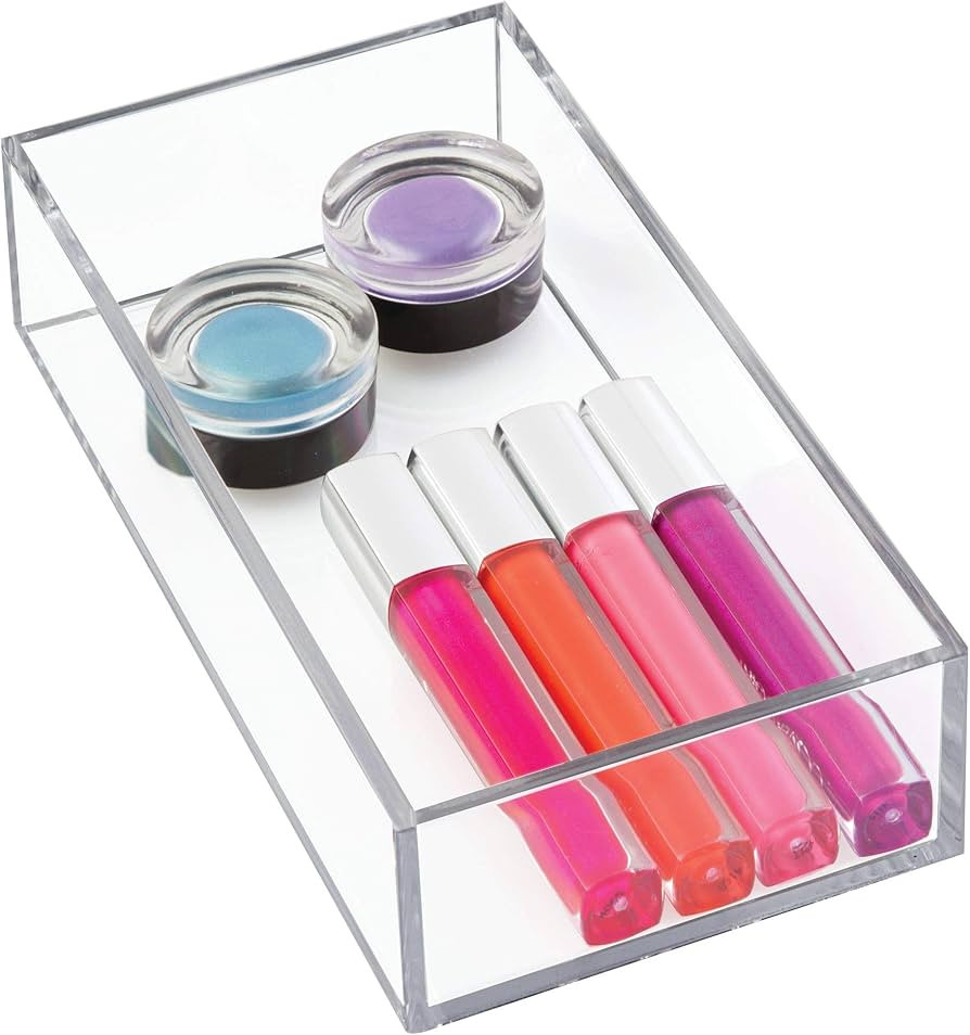 iDesign Clarity Plastic Drawer Organizer, Storage Container for Cosmetics, Makeup, and Accessorie... | Amazon (US)