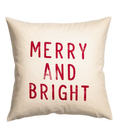 Christmas-motif Cushion Cover | H&M (US)