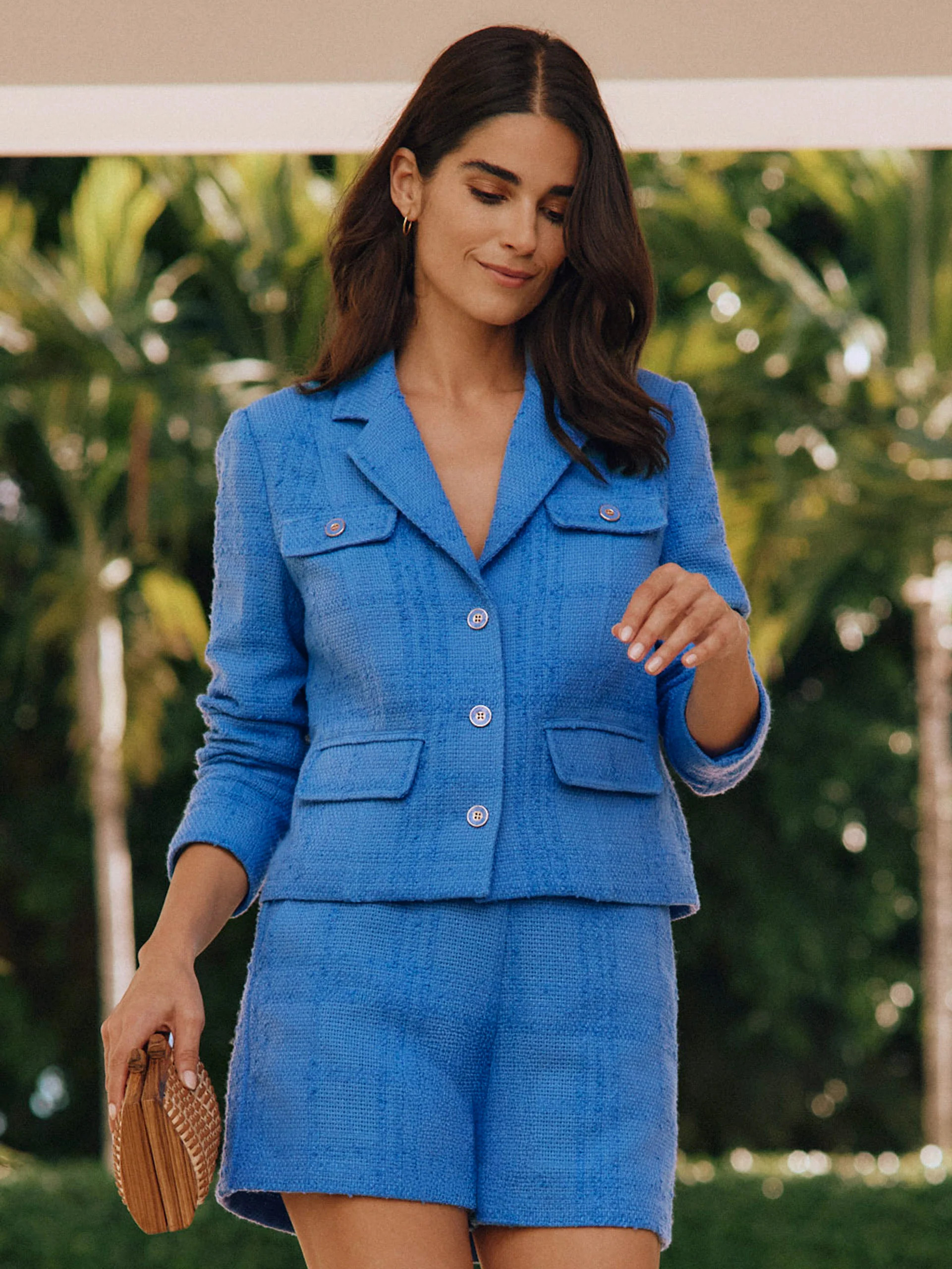 Claudie Tweed Jacket in Plaid | J.McLaughlin