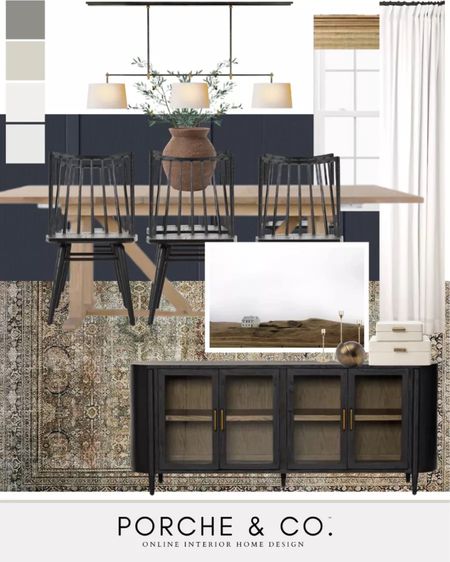 Dining room curated collections, dining room design, modern classic design, virtual interior design

#LTKSeasonal #LTKhome #LTKstyletip