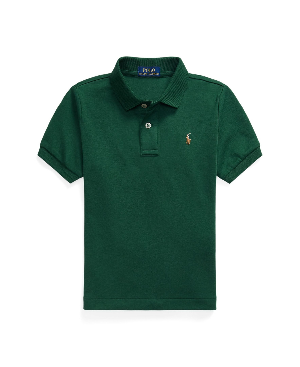 Polo Ralph Lauren Toddler and Little Boys Soft Cotton Polo Shirt - Green | Macy's