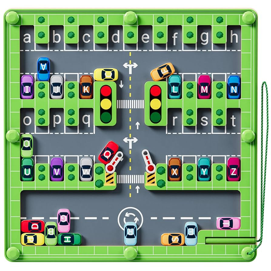 Magnetic Alphabet Maze,Montessori Toys,Alphabet Puzzle Toddler Toys for Ages 2-4,Sensory Toys Fin... | Amazon (US)