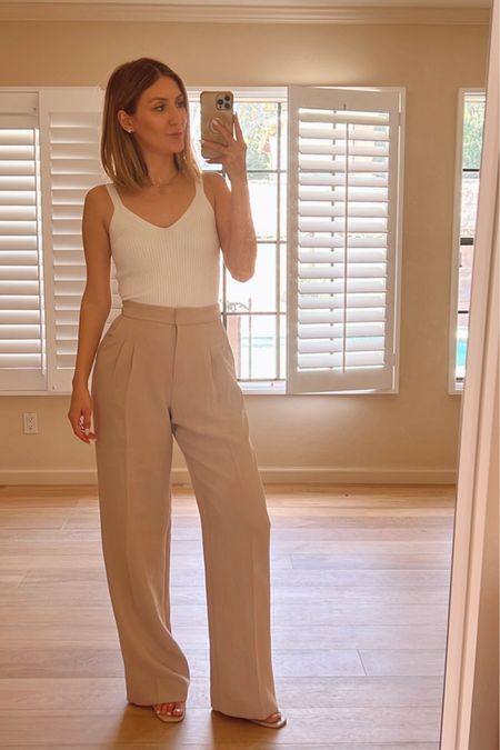 Wide leg trouser wearing size 0R (size one down, normally a size 2) - fits like a dream! The perfect trouser! On sale and restocked
Fall outfit 
Boots
Work outfit 
Work wear 
Work pants 
Office style 
High waisted pants 
Labor Day weekend sale

See my IG @drluxy for a try on


#LTKsalealert #LTKworkwear #LTKSeasonal