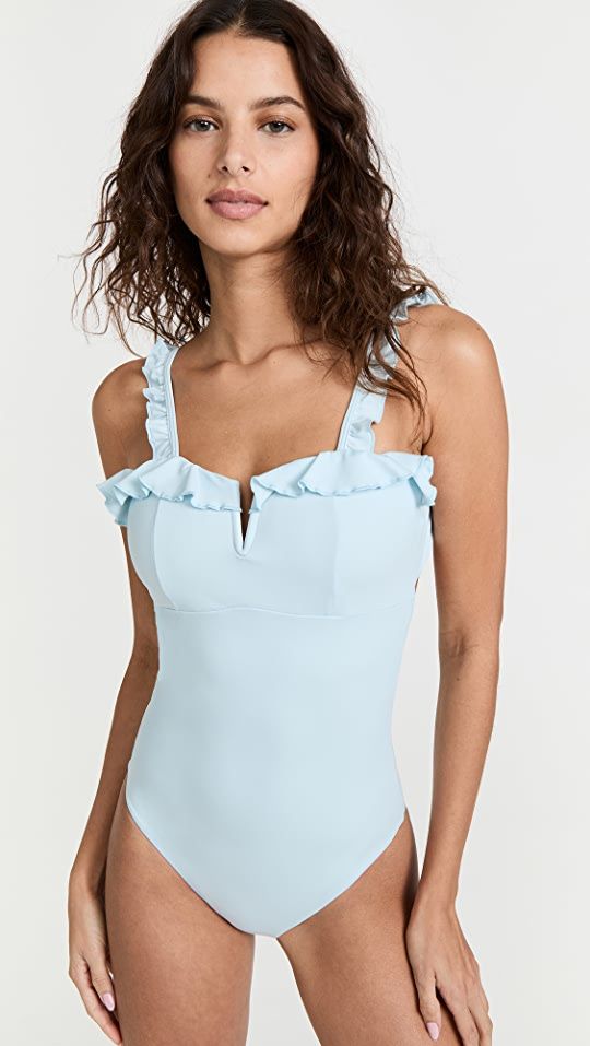 Ruffle One Piece Swimsuit | Shopbop