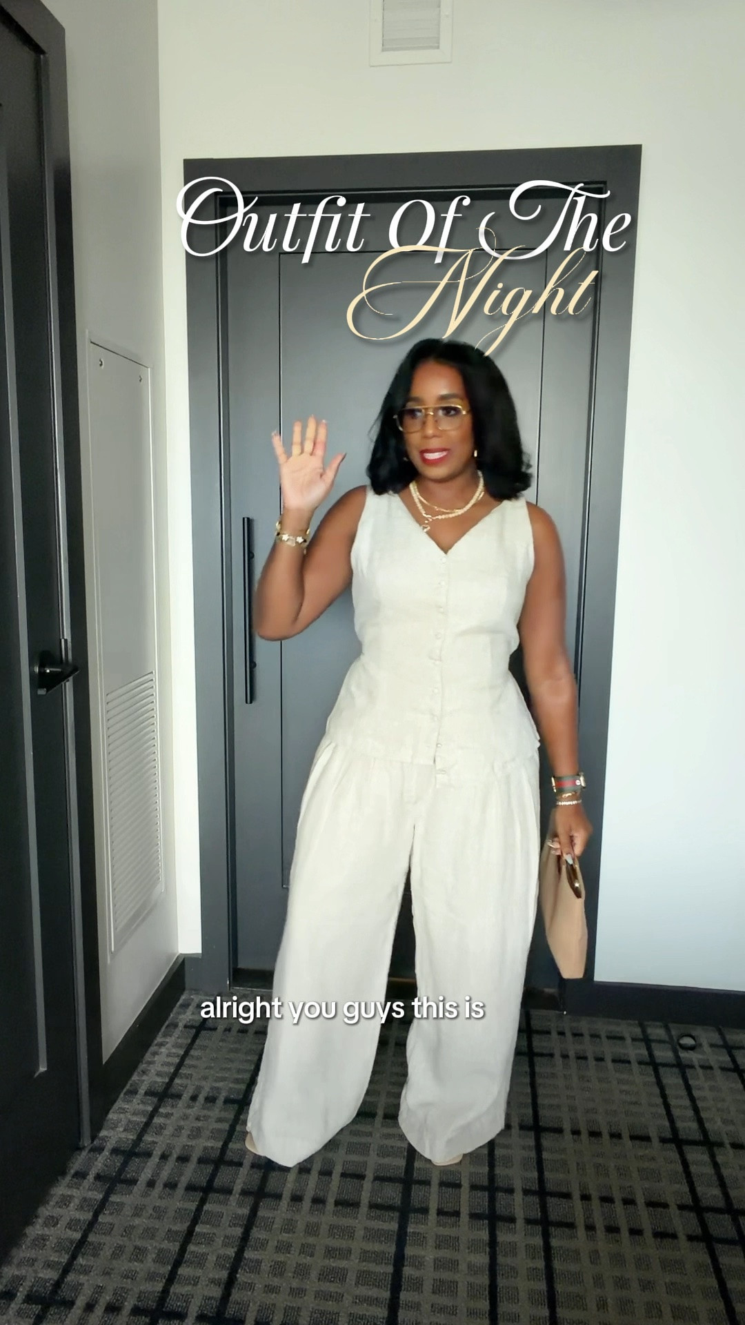 Coastal and linen night, What a fun and interesting theme. THIS IS ONLY NIGHT 1 SUPER EXCITEDDDD. So lets head out the door #ootd #linen

#LTKCon #LTKootd #LTKgrwm #LTKOver40