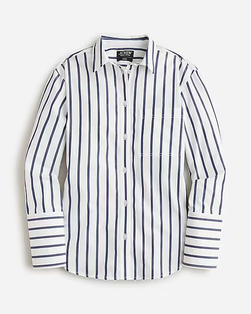 Garçon cotton poplin shirt in stripe | J.Crew US