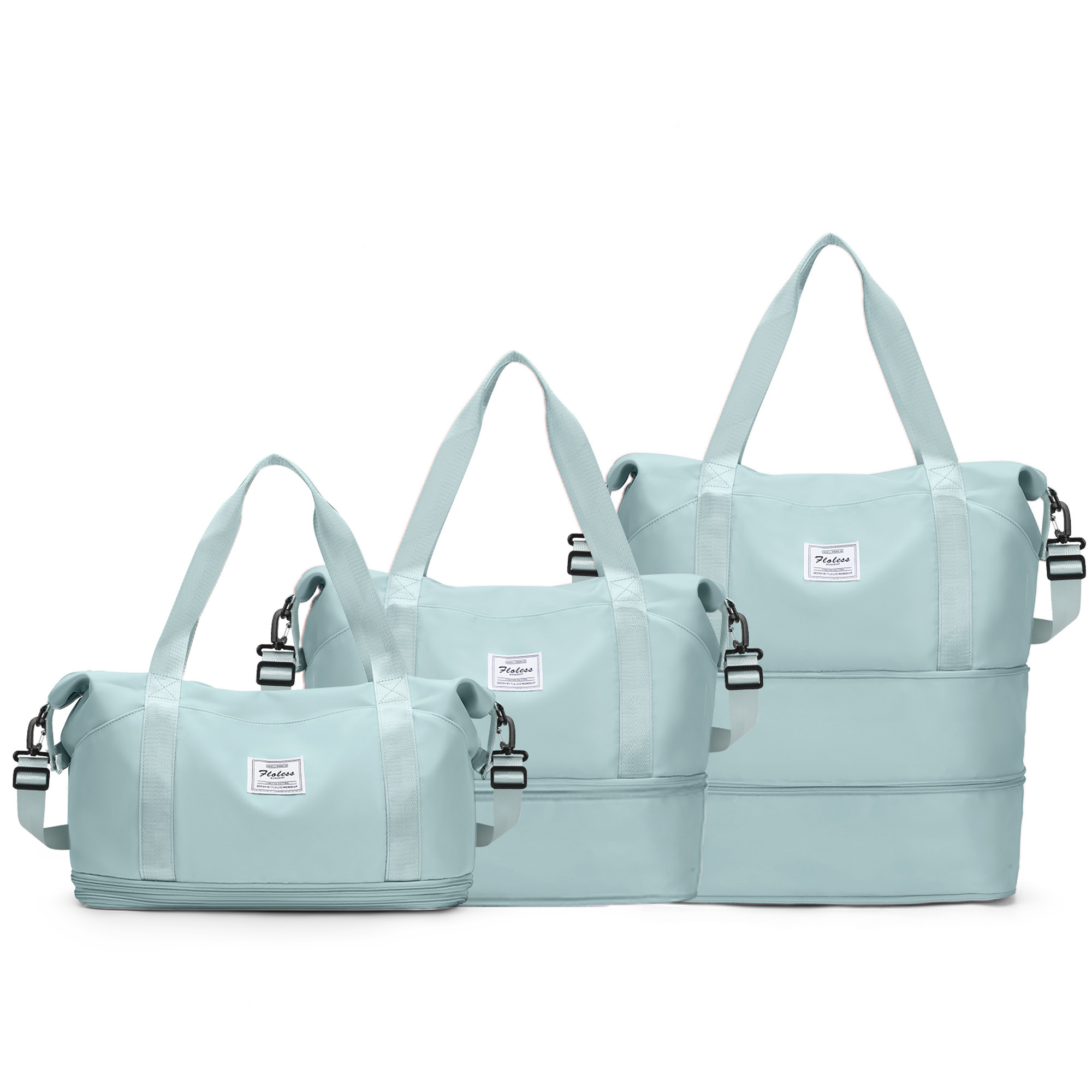 Travel Duffel Bag, Double Expansion Sport Tote Gym Bag, Waterproof Weekender Carry On Overnight B... | Walmart (US)