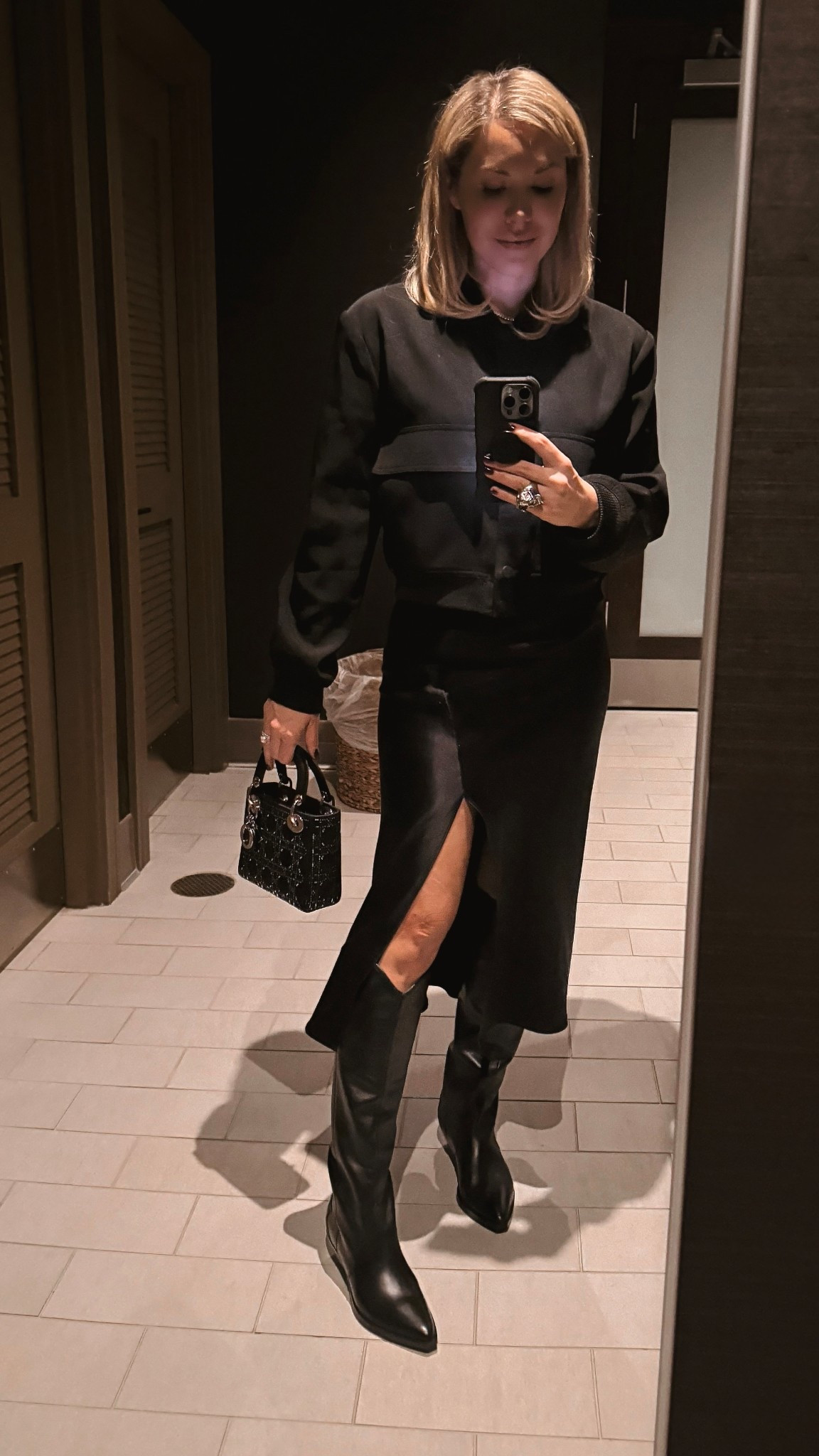 A little high low - skirt is Anine Bing (old) and wearing an Amazon jacket as a top 

#LTKootd #LTKFindsUnder50 #LTKdayinmylife