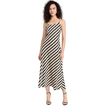 endless rose Women's Striped Maxi Slip Dress | Amazon (US)