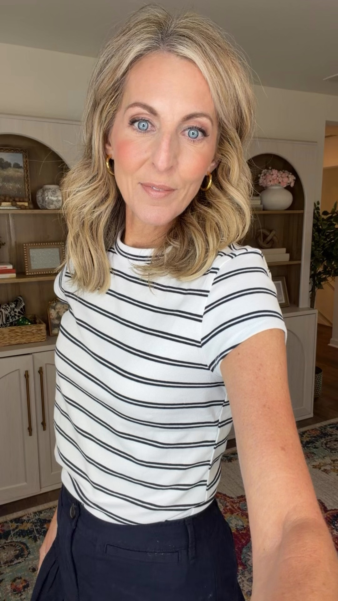 One dress, six ways ❤️ This new Free Assembly Walmart dress is $32 and I styled it multiple ways using pieces all under $30. From wearing it alone with a belt to layering with sweaters, cardigans, and button downs… this one does it all. Easy outfits, more mileage, less spending.

Comment DRESS and I’ll send you the link. Wearing a size extra small in the dress – size small and all tops… everything linked including first outfit  

Walmart style, Walmart, fashion, Walmart spring