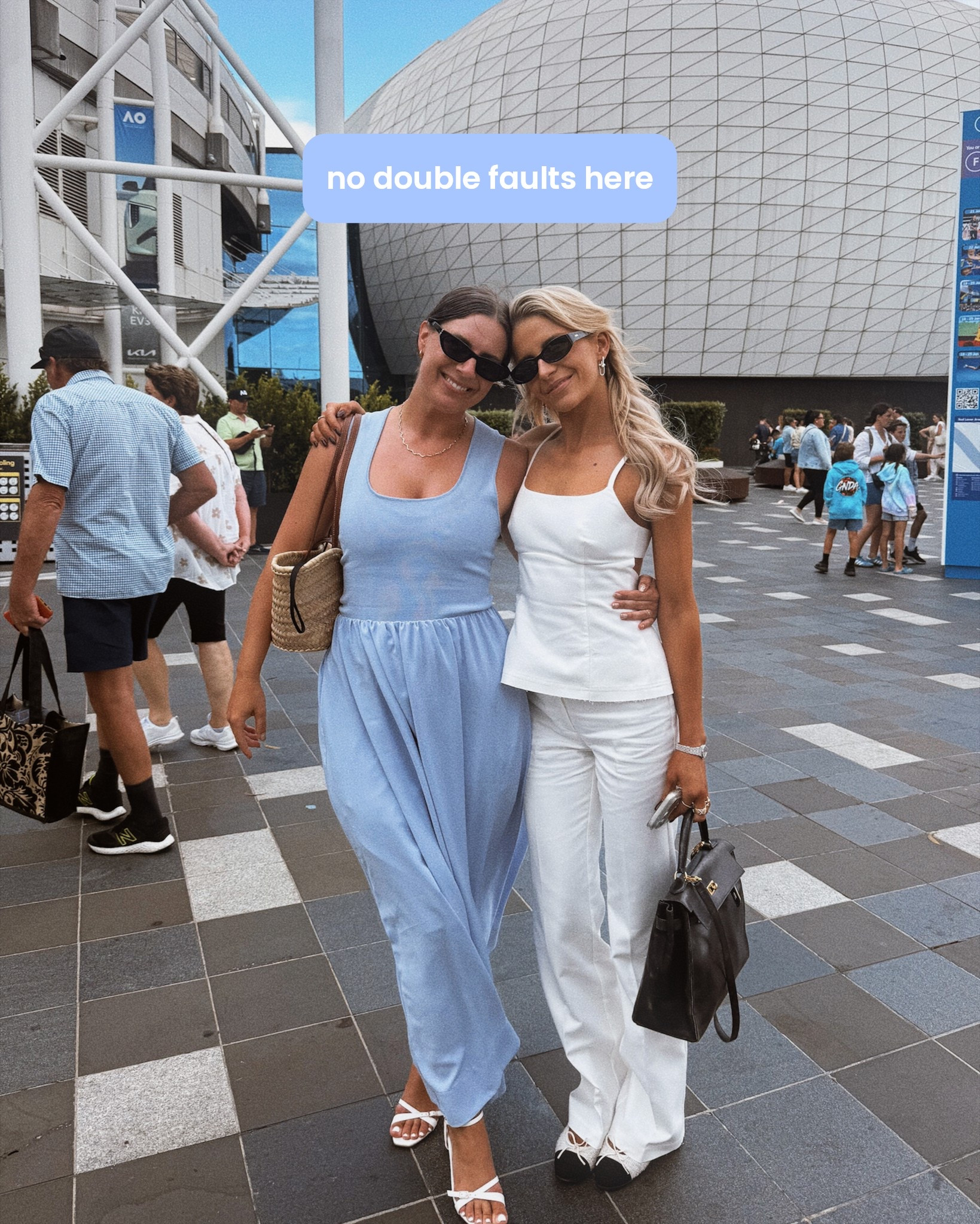 Serving tennis chic 🎾🩵 both outfits linked below 

(Tennis style, tennis outfits, tennis fashion, tennis ootd, smart casual, blue maxi dress, white peplum top, white set, courtside fashion) 

#LTKdresses #LTKsummer #LTKaustralia